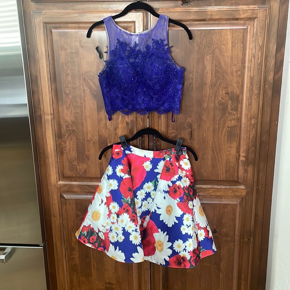 2 piece cocktail dress